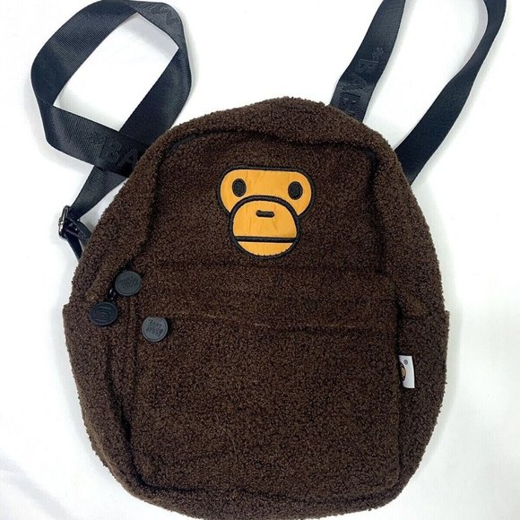 A Bathing Ape | Accessories | Baby Milo Mini Fur Backpack A 